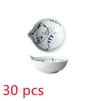 Japanese Cartoon Tableware Cute Cat  And High Value Household Water Drop Rice Bowl