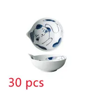 Japanese Cartoon Tableware Cute Cat  And High Value Household Water Drop Rice Bowl