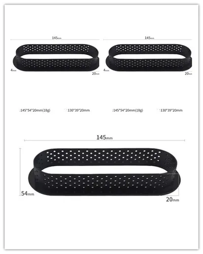 New Oval Tower Ring 8 Strip Silicone Cake Mold