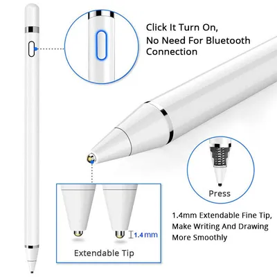 Compatible with Apple,  Ipad Stylus Compatible Ios Android Universal Active Capacitive Pen  Mobile Phone Touch