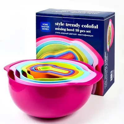 Kitchenware Rice Sieve Salad Plate Baking Ten-piece Set Measuring Cup Measuring Spoon Combination
