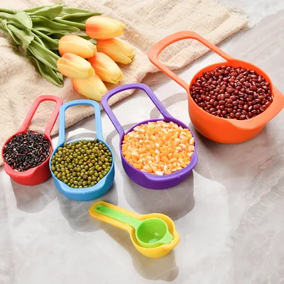 Kitchenware Rice Sieve Salad Plate Baking Ten-piece Set Measuring Cup Measuring Spoon Combination