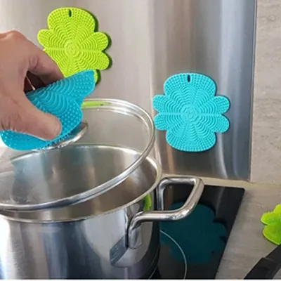 Creative Home Use Silicone Round Dishwashing Brush Fruit Kitchen Cleaning Ball