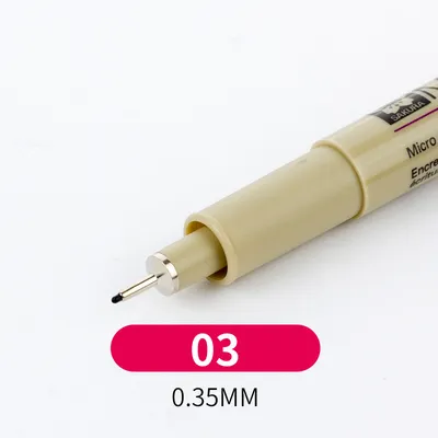 Japanese Cherry Blossom Needle Pen Hand-Painted Waterproof Hook Line Pen Architectural Design Comic Stick Drawing Pen Watercolor Drawing Line Pen