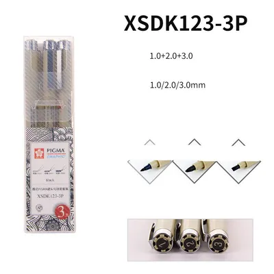 Japanese Cherry Blossom Needle Pen Hand-Painted Waterproof Hook Line Pen Architectural Design Comic Stick Drawing Pen Watercolor Drawing Line Pen