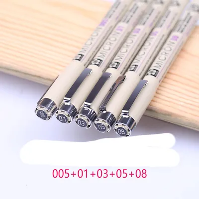 Japanese Cherry Blossom Needle Pen Hand-Painted Waterproof Hook Line Pen Architectural Design Comic Stick Drawing Pen Watercolor Drawing Line Pen
