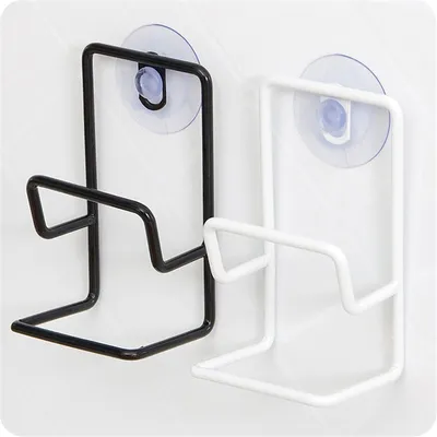 Kitchen With Suction Cup Sink Sponge Drain Storage Rack