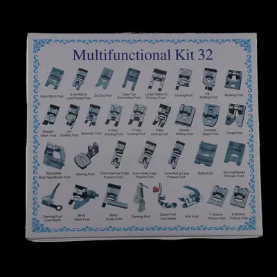 Multifunctional Household Sewing Presser Foot 32 Pieces 42 Pieces 48 Pieces 52 Pieces 62 Pieces 82 Pieces Softcover Hardcover Presser Foot Set
