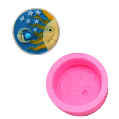 Sun Moon Mythology Silicone Mold Cake Decoration Fondant Cake Decoration