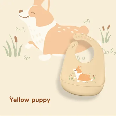 Baby Eating Silicone Bib Baby Stereo Waterproof