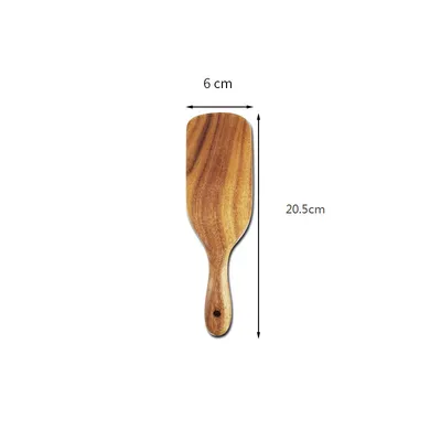 Acacia Long-Handled Spatula Spatula Mixing Cooking Spatula Cross-Border Teak Kitchenware Set
