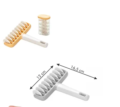 Kitchen Pizza Roller Pin Bread Hole Puncher DIY Baking Needle Tool Biscuit Wheel Pin Pasta Dough Crimper Kitchen Pizza Tool
