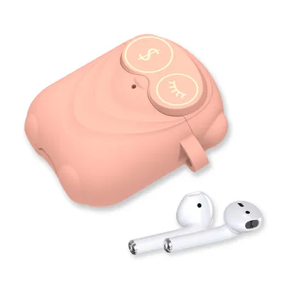Compatible with Apple, Cartoon Silicone Protective Cover Is Suitable For Bluetooth Headset Airpods