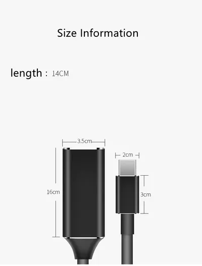 KEBIDU USB Type C Adapter USB 3.1