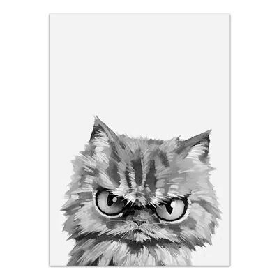 Modern Simple Black And White Animal Living Room Decoration Painting Home Bedside Bedroom Frameless Painting Custom Spray Painting Printing