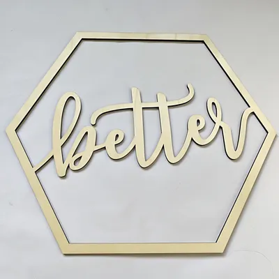 Wooden Craft Gift Wedding Chair Back Decoration