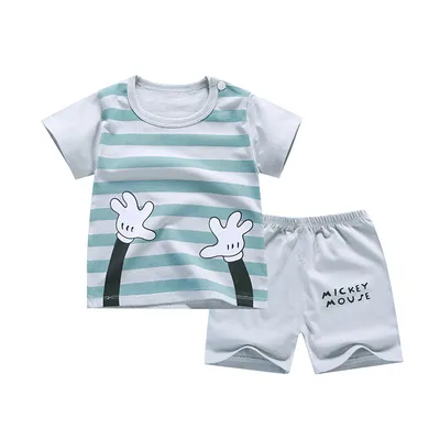 Pure Cotton Boys Korean Baby Clothes Wholesale New T-shirt Girls Kids Clothes