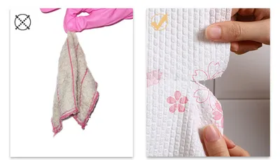 Non-fading Washable Kitchen Paper Wipe Household Disposable Dish Cloth Non-stick Oil Dish Wiping Lazy Rag