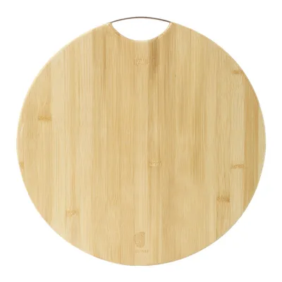 Round Cutting Board Household Thick Solid Wood Bamboo Cutting Board Kitchen Fruit Cutting Board Small Cutting Board Cutting Board Cutting Board