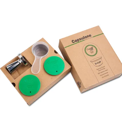 Stainless Steel Metal Capsule Box Compatible With Dolce Gusto Machine