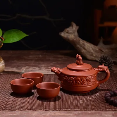 إبريق تشوني الصغير، إبريق يدوي، طقم شاي الكونغ فو، صانع شاي خزفي