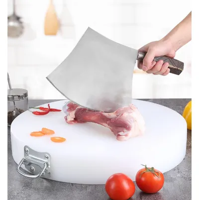 Round Cutting Board Plastic Board Thicken Solid Pe Kitchen Cutting Board Knife Board Chopping Meat Dumpling Chopping Board