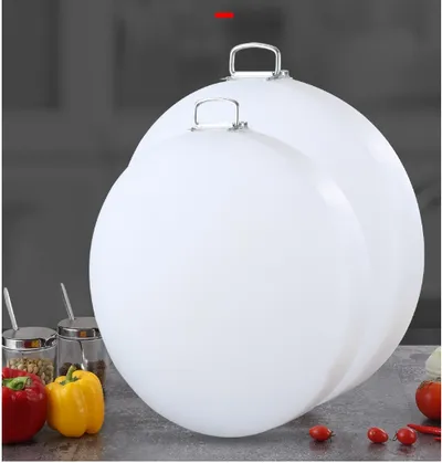 Round Cutting Board Plastic Board Thicken Solid Pe Kitchen Cutting Board Knife Board Chopping Meat Dumpling Chopping Board