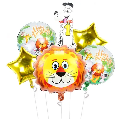 Animal birthday party decoration set balloon hinge set