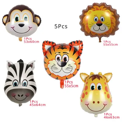 Animal birthday party decoration set balloon hinge set
