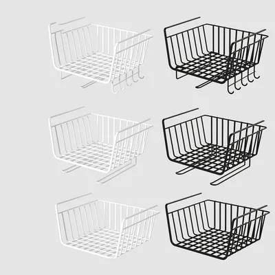 Kitchen Storage Rack Artifact Cabinet Wardrobe Layered Storage Hanging Basket