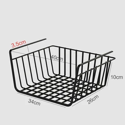 Kitchen Storage Rack Artifact Cabinet Wardrobe Layered Storage Hanging Basket