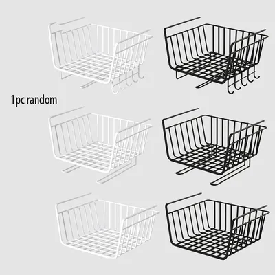 Kitchen Storage Rack Artifact Cabinet Wardrobe Layered Storage Hanging Basket