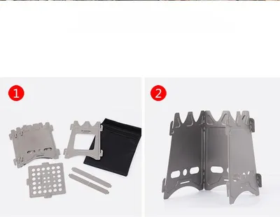 موقد Titanium Craftsman الخارجي المصنوع من التيتانيوم النقي موقد بسيط محمول