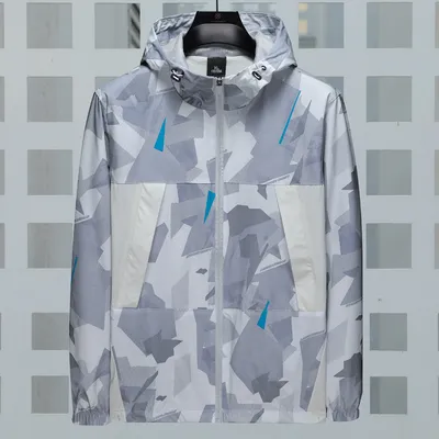 Loose Casual Camouflage Hooded Jacket