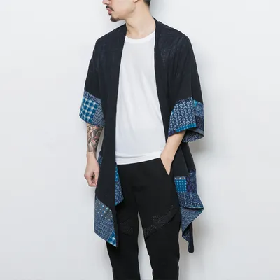 Hanfu Cotton And Linen Mid-length Windbreaker Jacket
