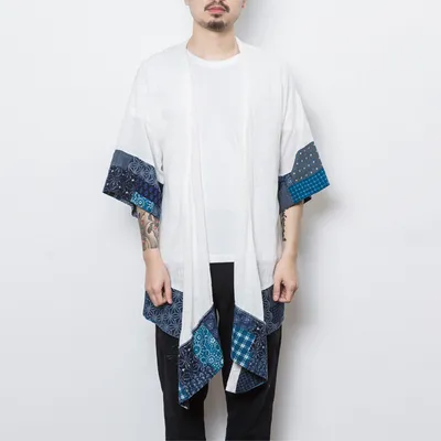 Hanfu Cotton And Linen Mid-length Windbreaker Jacket