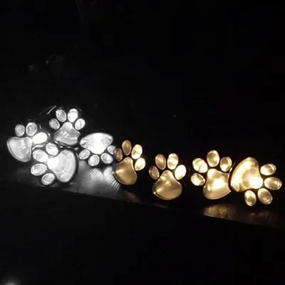 Solar Powered Animal Paw Print Lights LED Solar Lamps Garden Outdoors Lantern LED Path Decorative Lighting Lamp