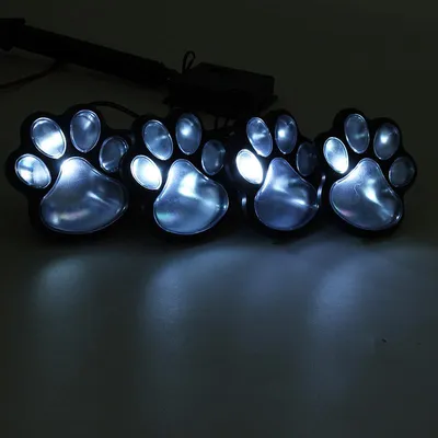 Solar Powered Animal Paw Print Lights LED Solar Lamps Garden Outdoors Lantern LED Path Decorative Lighting Lamp
