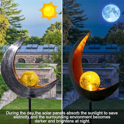LED Solar Flame Light Metal LED Garden Light Flame Effect Lamp Waterproof Outdoor Lights Landscape Lights Solar Decorative Light