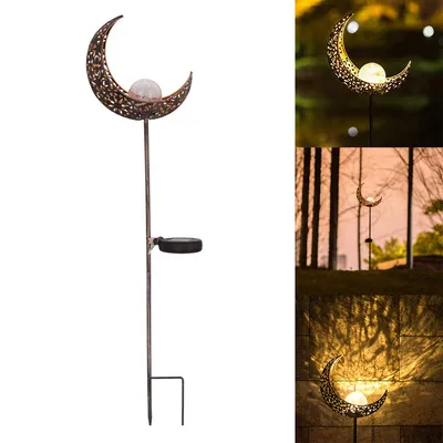 LED Solar Flame Light Metal LED Garden Light Flame Effect Lamp Waterproof Outdoor Lights Landscape Lights Solar Decorative Light