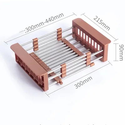 Stainless Steel Sink Drain Basket Retractable