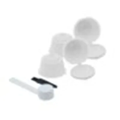 The Coffee Filter Capsule Shell Is Repeatedly Filtered With Plastic