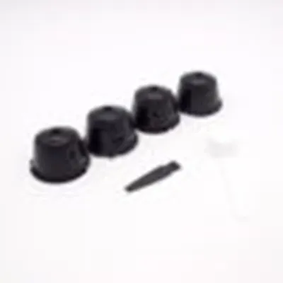 The Coffee Filter Capsule Shell Is Repeatedly Filtered With Plastic