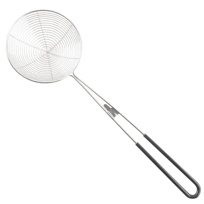 Stainless Steel Pearl Milk Tea Colander Hot Pot Colander Silicone Small Wire Drain