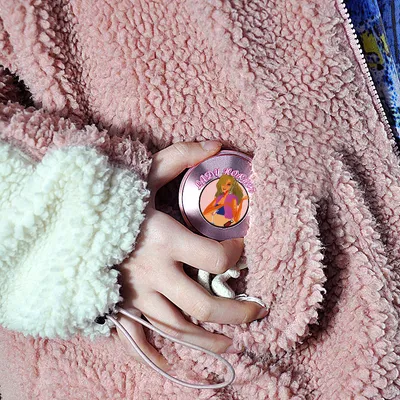 Girl Series Ultra-thin Portable Pocket Four-Layer Cigarette Grinding Device