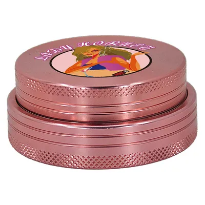Girl Series Ultra-thin Portable Pocket Four-Layer Cigarette Grinding Device