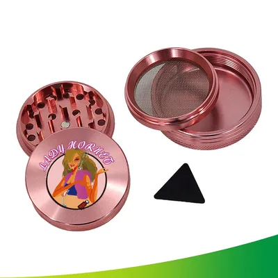 Girl Series Ultra-thin Portable Pocket Four-Layer Cigarette Grinding Device