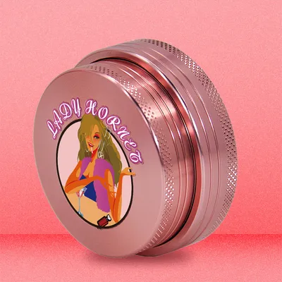 Girl Series Ultra-thin Portable Pocket Four-Layer Cigarette Grinding Device