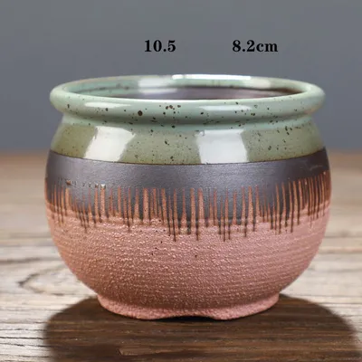 Creative Succulent Flowerpot Green Plant Vase Planter Bonsai Pot macetas Office Desktop Ornaments Ceramic Crafts Garden Art