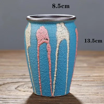 Creative Succulent Flowerpot Green Plant Vase Planter Bonsai Pot macetas Office Desktop Ornaments Ceramic Crafts Garden Art